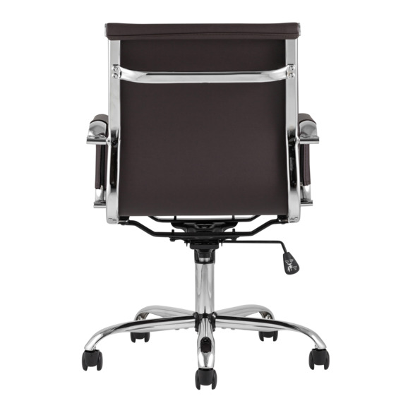Кресло офисное TopChairs City S, коричневое - фото 4
