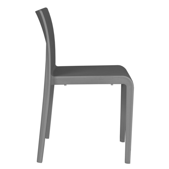 Стул Turn, пластик, серый - фото 3