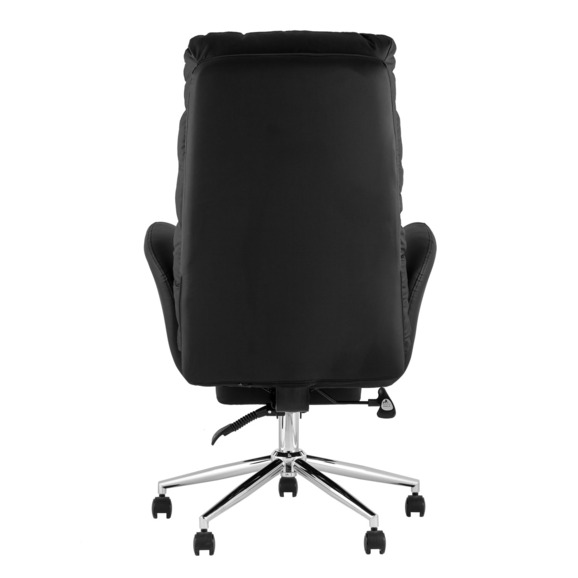 Кресло руководителя Lillu с оттоманкой, черный - фото 5