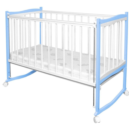 Детская кроватка СОНАТА, голубой - фото 1