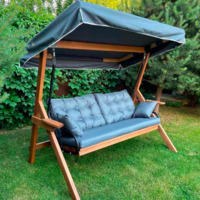 Фотография товара Качели Lyan трехместные из лиственницы от компании ChiedoCover.