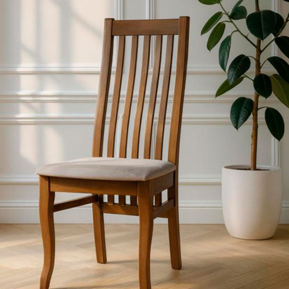 Деревянный стул Арлет ткань Tenerife stone / орех Деревянный стул Арлет ткань Tenerife stone / орех - фото 7