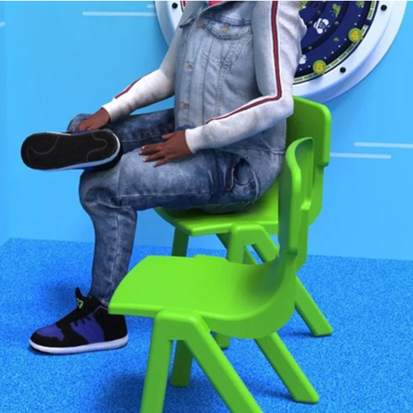 Детский стульчик Fun chair green - фото 3