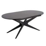 Фотография товара Стол обеденный Parsec, раскладной, черный от компании ChiedoCover.