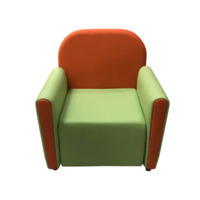 Фотография Кресло Мавли, экокожа пегасо, салатово-оранжевый Фотография товара Кресло Мавли, экокожа пегасо, салатово-оранжевый от компании ChiedoCover.