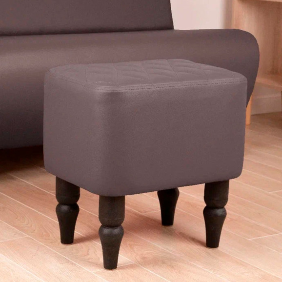 Пуф Лотик, экокожа, коричневый Пуф Лотик, экокожа, коричневый - фото 4