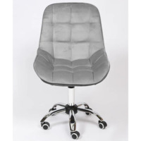 Фотография товара Стул Мускус, хром, серый, велюр от компании ChiedoCover.