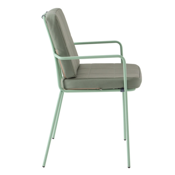Стул Лион с подушкой 02, зеленый - фото 7