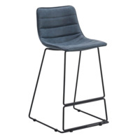 Настоящее фото товара Полубарный стул Айкава мягкий со спинкой, произведённого компанией ChiedoCover