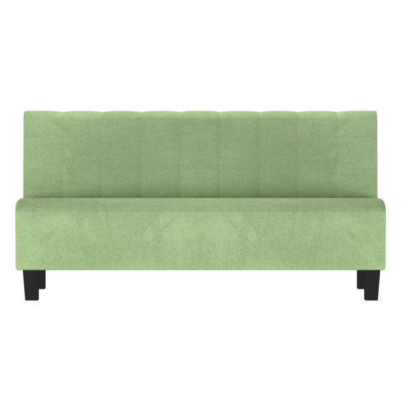 Диван Линейный, велюр Lambre plus 694, ножки бук, морилка черная - фото 6