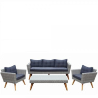 Настоящее фото товара Комплект мебели Гувер, серый, произведённого компанией ChiedoCover