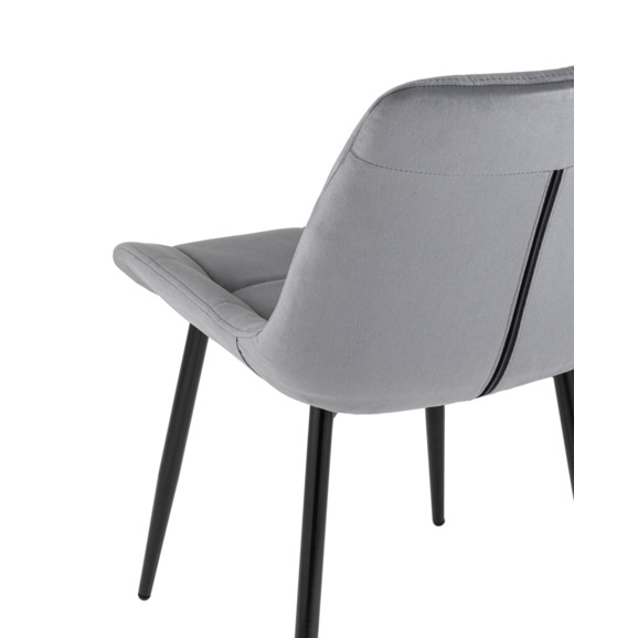 Стул Флекс серый, велюр Стул Флекс серый, велюр - фото 7