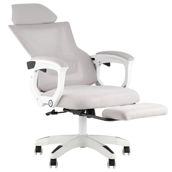 Кресло офисное TopChairs Vecto, серый - фото 6