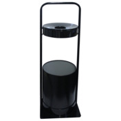 Фотография товара Урна для улицы переносная 15 литров, черная, с ручкой от компании ChiedoCover.