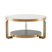 Фотография товара Журнальный столик Калисто 90*90 см светлая и темная керамика от компании ChiedoCover.