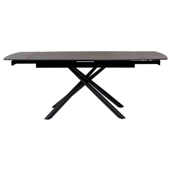 Стол RIVOLI 140 MATT BLACK MARBLE SOLID CERAMIC / BLACK - фото 6