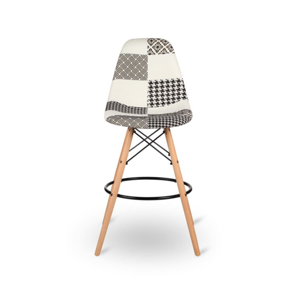 Cтул Eames DSW Patchwork Black&White - фото 2