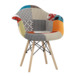 Кресло Eames DSW пэчворк