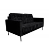 Диван Клик двухместный, чёрный
