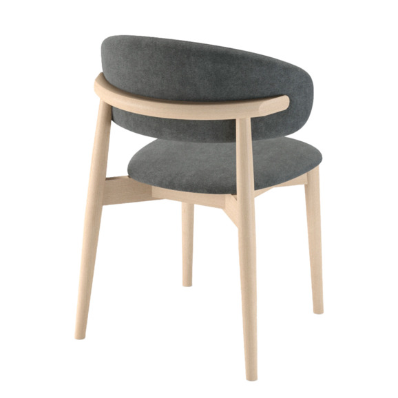 Стул К5, дуб нордик, альба 092 - фото 3