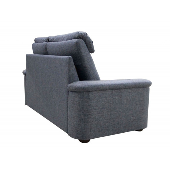 Диван Наполи двухместный раскладной, рогожка джаспер, голубой - фото 3