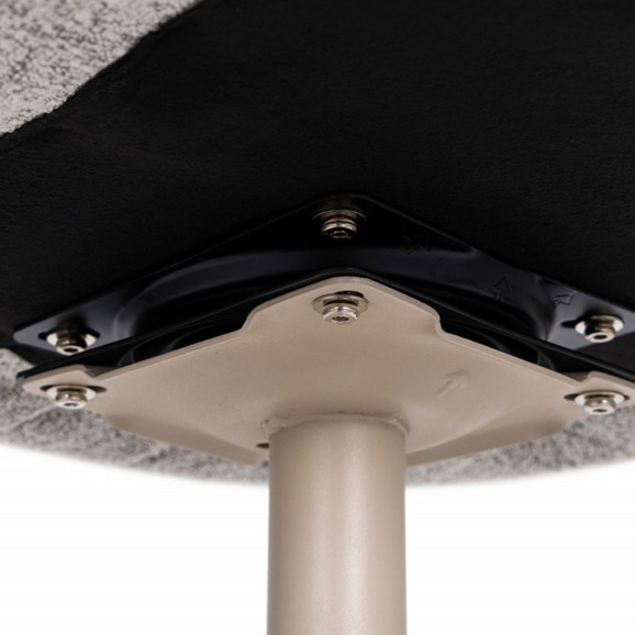Стул обеденный Боско, светло-серый букле, бежевые ножки - фото 7