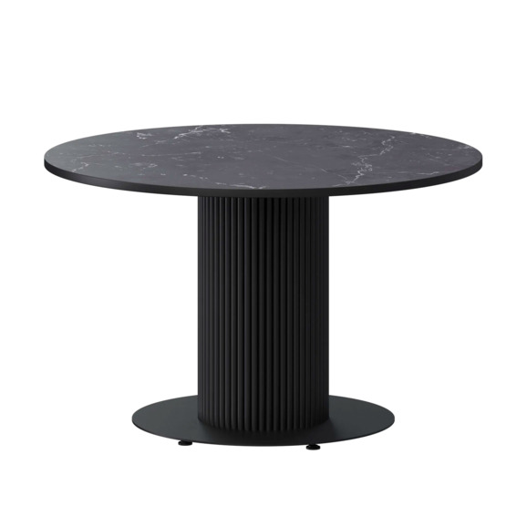 Стол нераздвижной Римс, 1000мм, даркстоун, черный муар - фото 1