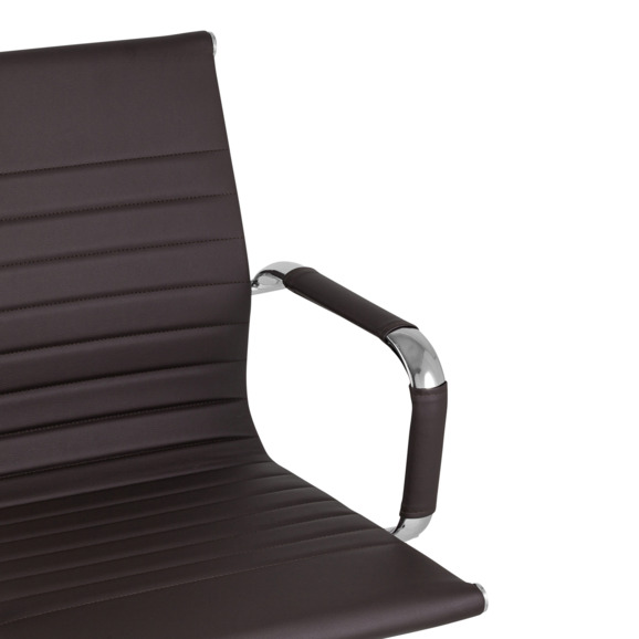 Кресло офисное TopChairs City S, коричневое - фото 5