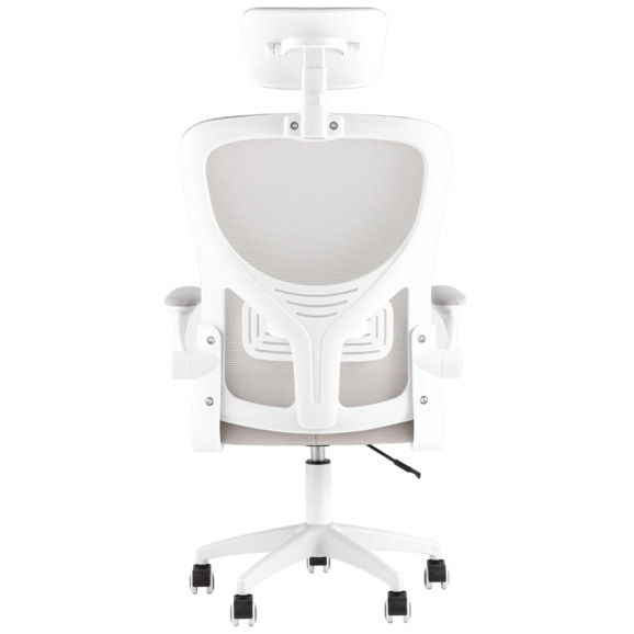 Кресло офисное TopChairs Core, серый, белый - фото 4