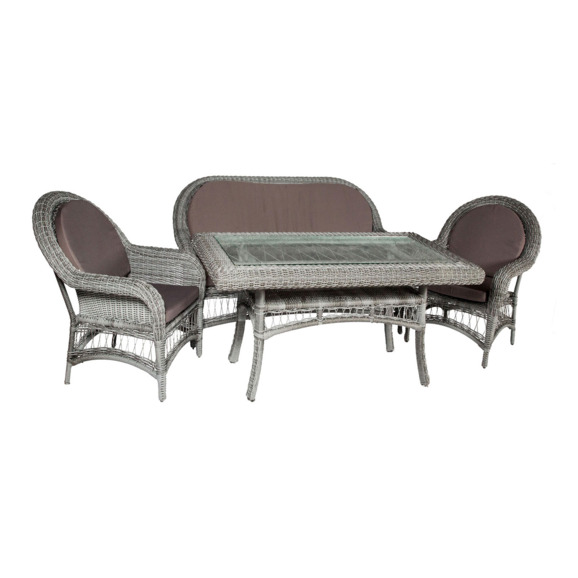 Комплект Ропар, серый, двухместный Комплект Ропар, серый, двухместный - фото 1