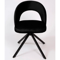 Фотография товара Стул Пиннате, пирамида, поворотный, черный, велюр от компании ChiedoCover.