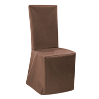 Настоящее фото товара Транспортировочный чехол на 1 стул, коричневый, произведённого компанией ChiedoCover