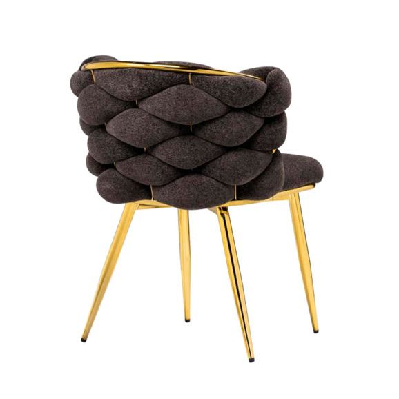 Стул на металлокаркасе Rendi gold / gray Стул на металлокаркасе Rendi gold / gray - фото 4