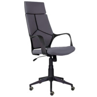 Настоящее фото товара Кресло офисное Scheme, черный, серый, произведённого компанией ChiedoCover