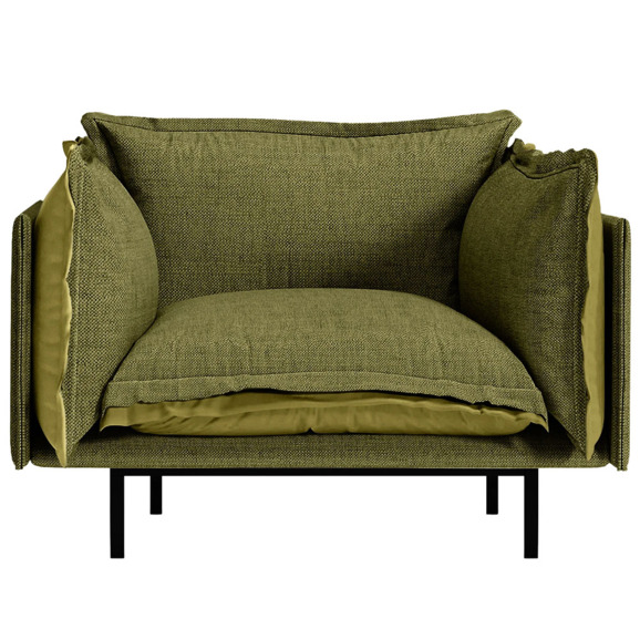 Кресло Barcelona, зеленый - фото 2