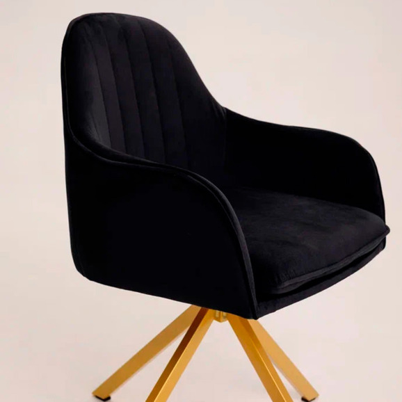 Кресло Сета, пирамида, черный, золотой - фото 9