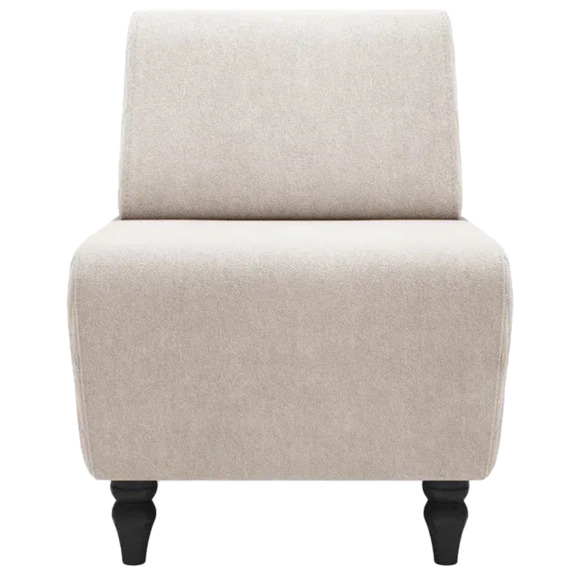 Кресло Лотик велюр, бежевый - фото 2