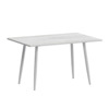 Стол нераздвижной Бетти 1200 фрост, белый муар