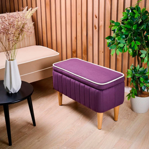 Банкетка Nootropic, с ящиком, фиолетовый Банкетка Nootropic, с ящиком, фиолетовый - фото 3