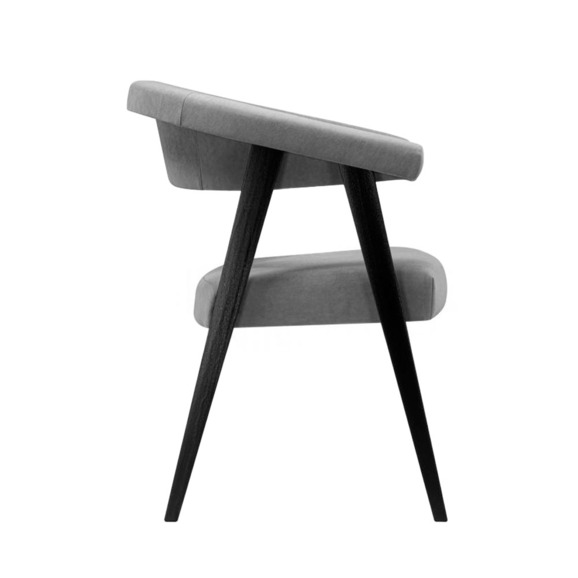 Деревянный стул Невада 2 ткань 234 / черное дерево - фото 3