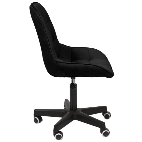 Стул Мускус, пластик, велюр, черный - фото 3