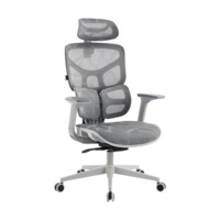 Настоящее фото товара Эргономичное кресло Альфа Грэй, сетка, серый, произведённого компанией ChiedoCover