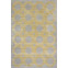 Настоящее фото товара Индийский ковёр шерстяной «OCTAGON RUG» GREY-LIGHT GOLD, произведённого компанией ChiedoCover