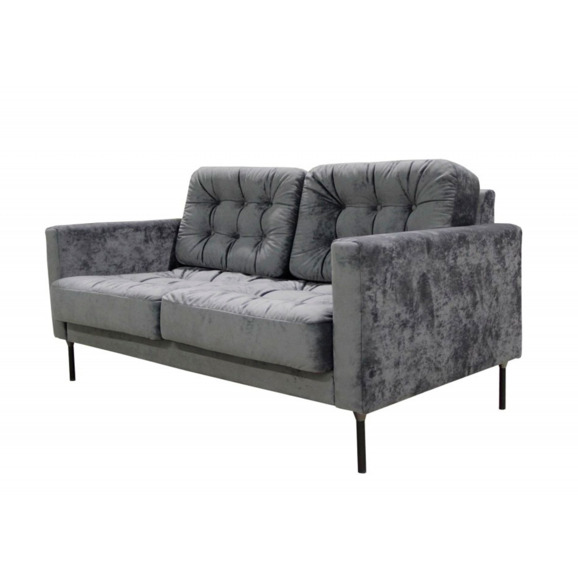 Диван Клик двухместный, серый - фото 3