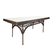 Фотография товара Стол обеденный Шилпур, прямоугольный, 6 персон, коричневый от компании ChiedoCover.