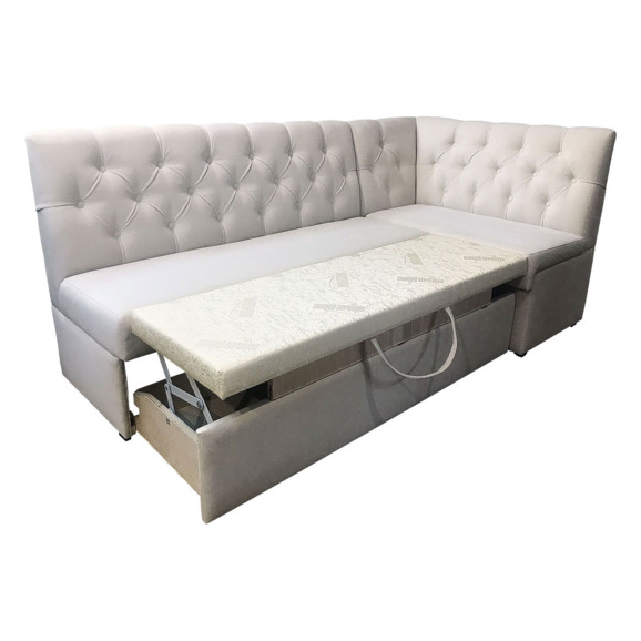 Диван Flower угловой, бежевый - фото 2