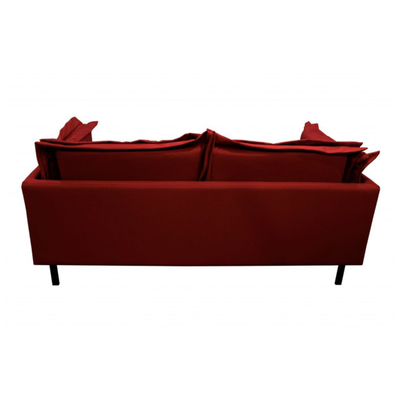 Диван Лаки двухместный, бордовый - фото 3