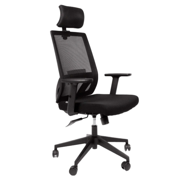 Офисное поворотное кресло Sparx fx-1 toro black / black - фото 1