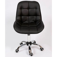 Фотография товара Стул Мускус, хром, черный, кожа от компании ChiedoCover.