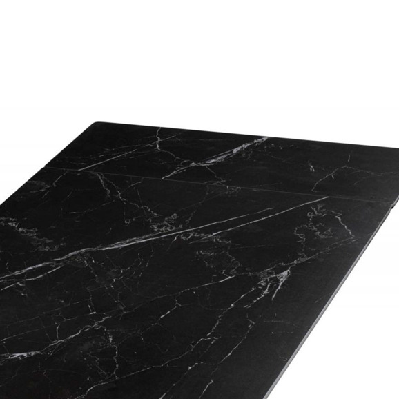 Керамический стол Вейв 140(200)х80 shakespeare black / черный - фото 7